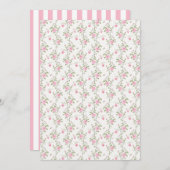 Pink Bow Ze is het vastbinden van de knoop Vrijgez Kaart (Voorkant / Achterkant)