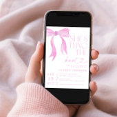 Pink Bow Ze is het vastbinden van de knoop Vrijgez Kaart