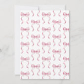 Pink Bow Ze is het vastbinden van de knoop Vrijgez Kaart (Achterkant)