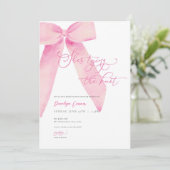 Pink Bow Ze is Tying the Knot Vrijgezellenfeest In Kaart (Staand voorkant)