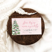 Pink Bows Christmas Hoe groot is het buikspel van  Informatiekaartje