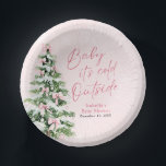 Pink Bows Girl Baby Het is koud buiten Baby shower Papieren Kommen<br><div class="desc">De Pink Bows Girl Baby It's Cold Outside Baby shower Paper Bowls brengen een lieve, winterse charme in je baby shower decor! Met een zacht roze ontwerp versierd met delicate sneeuwvlokken en schattige bogen op een feestelijke kerstboom, zijn deze kommen ideaal voor de themadouche "Baby It's Cold Outside" van een...</div>