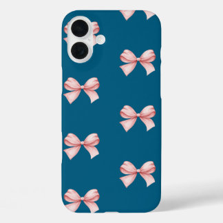 Pink Bows telefoonhoesje iPhone 16 Plus Hoesje