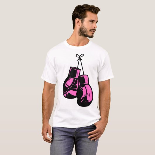 Pink Boxing T-shirt (Voorkant volledig)