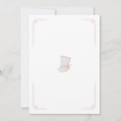 Pink Boy Hanbok Doljanchi eerste verjaardag Kaart (Achterkant)