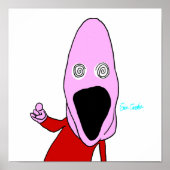 Pink brainwashed puppet pointing poster (Voorkant)