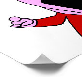 Pink brainwashed puppet pointing poster (Hoek)