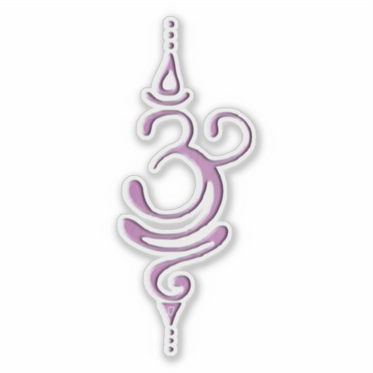 Pink Breathe Sticker (Voorkant)