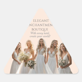 Pink Bridal Bliss Celebrate Love Happiness Wedding Sticker