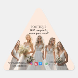 Pink Bridal Bliss Celebrate Love Happiness Wedding Sticker