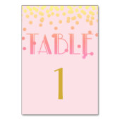 Pink Bride Polka Dot Ipanema Party Kaart (Voorkant)