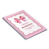 Pink Bridesmaid Bachelorette Notitieboek (Rechterzijde)