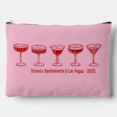 Pink Bridesmaid Espresso Martini Bachelorette Etui (Voorkant)