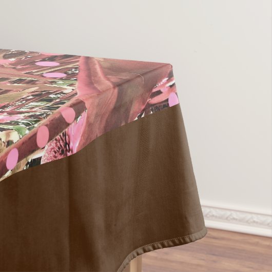 Pink & Brown Paradise Special Moment tafelkleed (Voorbeeld)