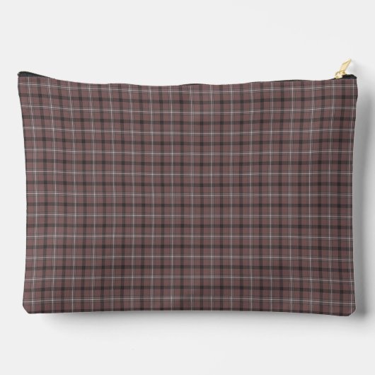 Pink Brown Plaid Classic Pattern Retro Etui (Achterkant)