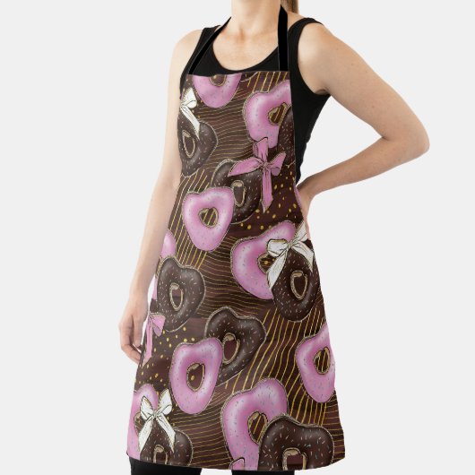 PINK & BROWN VALENTIJNSDAG HEART DONUTS SCHORT (Insitu)