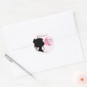 Pink Bubblegum Dream Candy Sweet 16 Celebration   Ronde Sticker (Envelop)