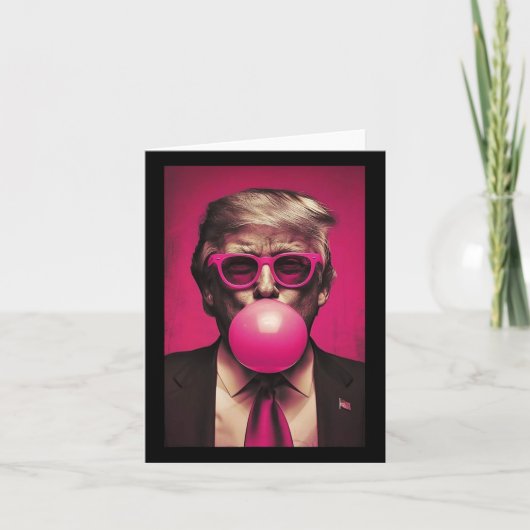 Pink Bubblegum Graphic Kaart (Voorkant)