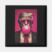 Pink Bubblegum Graphic Magneet (Voorkant)