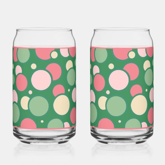 Pink Bubbles Soda Glass Blikvorm Glas (Voorkant)