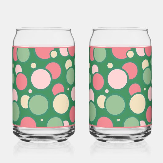 Pink Bubbles Soda Glass Blikvorm Glas (Achterkant)