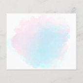 Pink budget Blauwgroen met Gold Confetti Wedding R (Achterkant)
