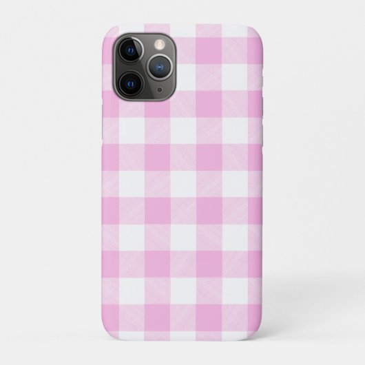 Pink Buffalo Check Case-Mate iPhone Case (Achterkant)