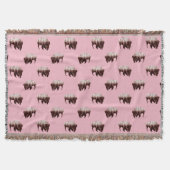Pink Buffalo Herd Deken (Voorkant)