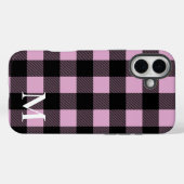 Pink Buffalo Plaid Check Case-Mate iPhone Case (Achterkant (horizontaal))