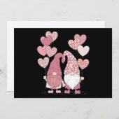 Pink Buffalo Plaid Heart Gnomes Valentijnsdag Bedankkaart (Voorkant / Achterkant)