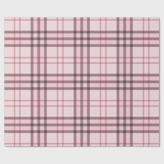 Pink Buffalo Play Gingham Cadeaupapier (Vlak)