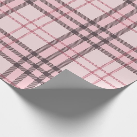 Pink Buffalo Play Gingham Cadeaupapier (Hoek)