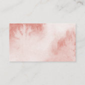 Pink Bunny Baby shower Luier Raffle Ticket Informatiekaartje (Achterkant)