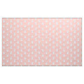 Pink Bunny Cute White Rabbit Pattern Stof (Yard (91,4 cm))