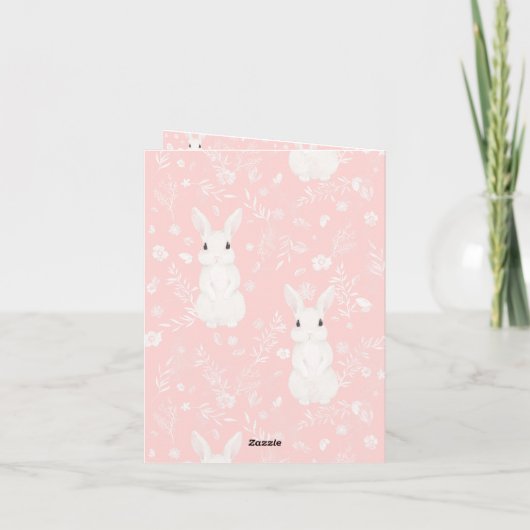 Pink Bunny Girl (Achterkant)