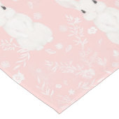 Pink Bunny Girl Korte Tafelloper (Hoek)