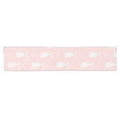 Pink Bunny Girl Korte Tafelloper (Horizontaal)