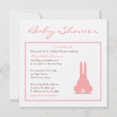 Pink Bunny Kaart (Voorkant)