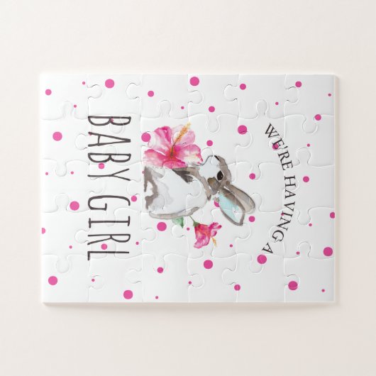 Pink Bunny Legpuzzel (Horizontaal)