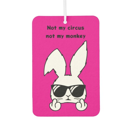 Pink Bunny Luchtverfrisser (Voorkant)