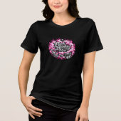 Pink Bunny Mafia (Streets) Tri-Blend Shirt (Voorkant)