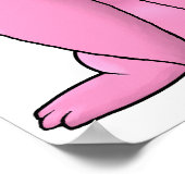 Pink Bunny Poster (Hoek)