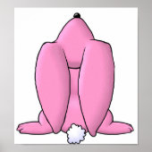 Pink Bunny Poster (Voorkant)
