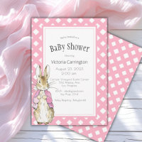Pink Bunny Rabbit Baby shower