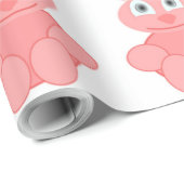 PINK BUNNY RABBIT CADEAUPAPIER (Rol Hoek)
