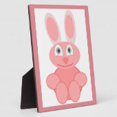 PINK BUNNY RABBIT FOTOPLAAT (Zijkant)