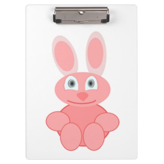 PINK BUNNY RABBIT KLEMBORD (Voorkant)