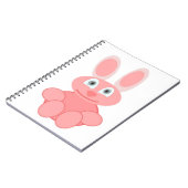 PINK BUNNY RABBIT NOTITIEBOEK (Linkerzijde)