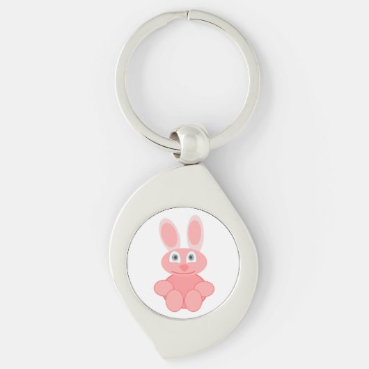 PINK BUNNY RABBIT SLEUTELHANGER (Voorkant)