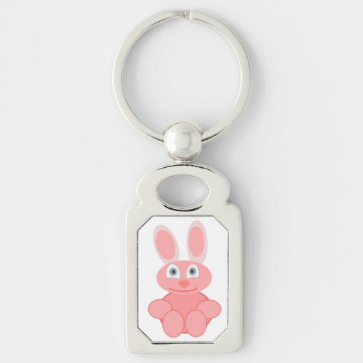 PINK BUNNY RABBIT SLEUTELHANGER (Voorkant)